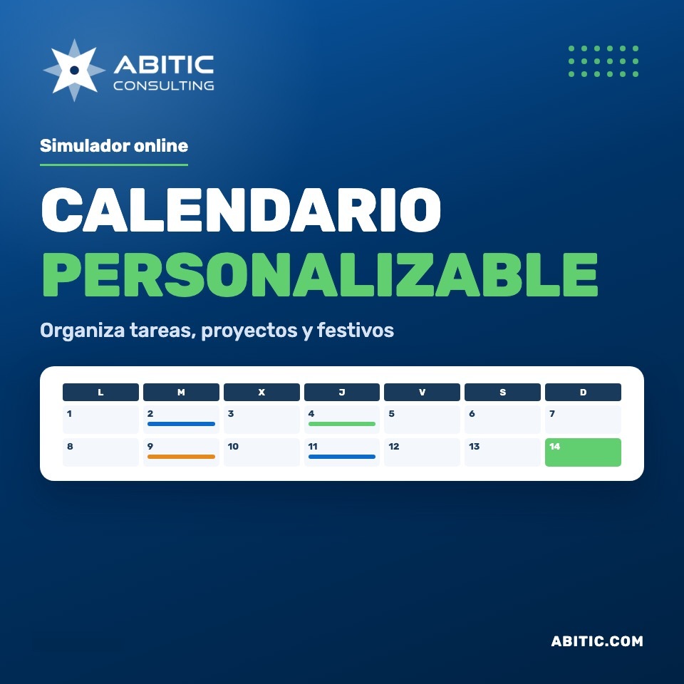 Calendario Personalizable