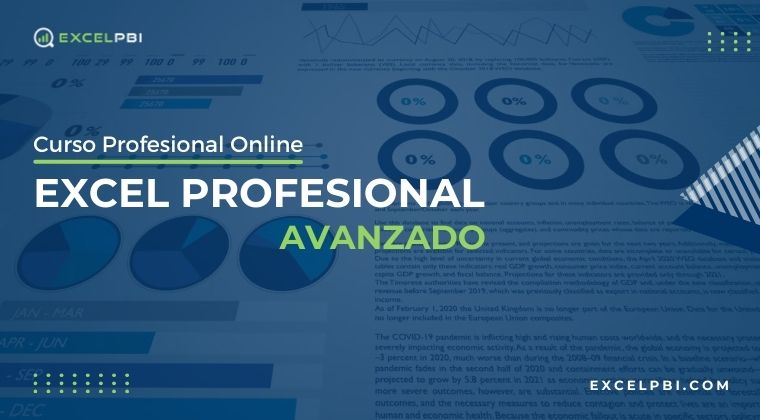 Curso online Excel profesional avanzado